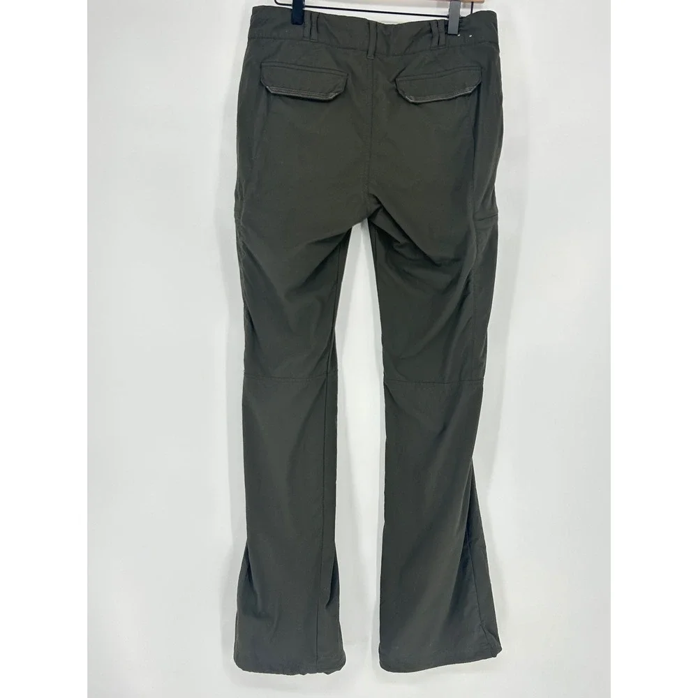 REI Women's Lightweight Cargo Hiking Straight Pants In Olive Green- Sz. 8 Tall